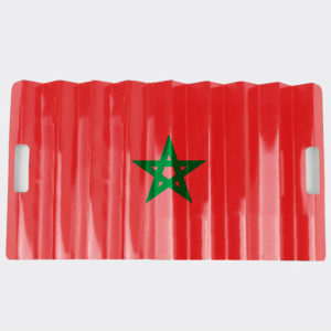 Een marokkaans klap banner van opgevouwen harmonica pappier waarmee je hard kunt klappen